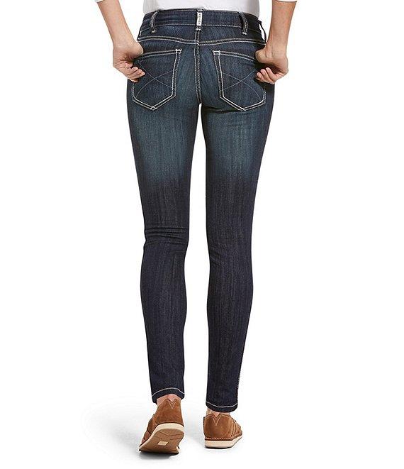 Ariat Ella Mid Rise Skinny Leg Stretch Denim Jeans Product Image