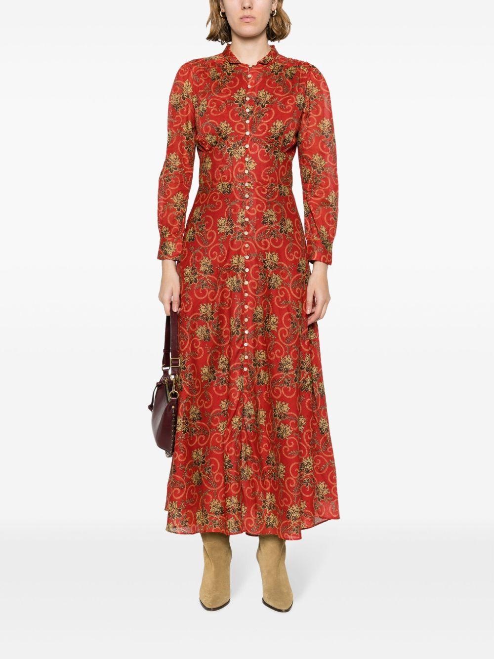 floral-print cotton maxi dress  Product Image