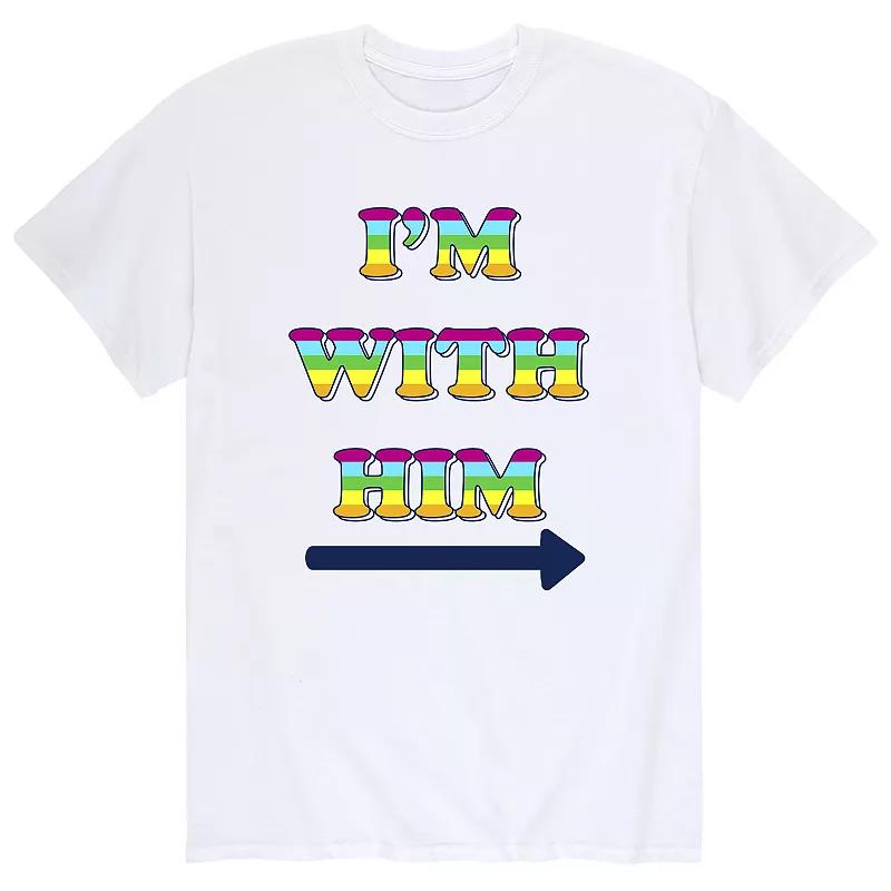 Mens Im With Him Pride Tee Product Image