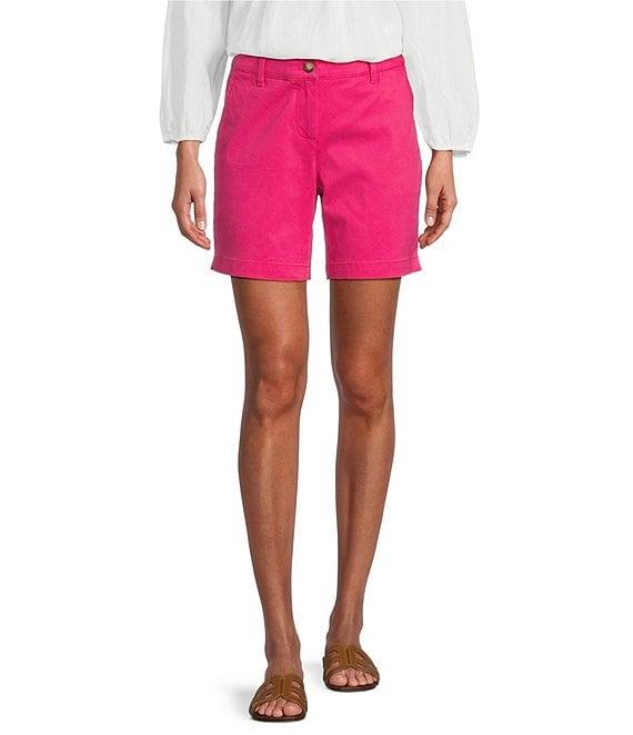 Tommy Bahama Stretch Boracay Solid Mid Rise 7#double; Shorts Product Image