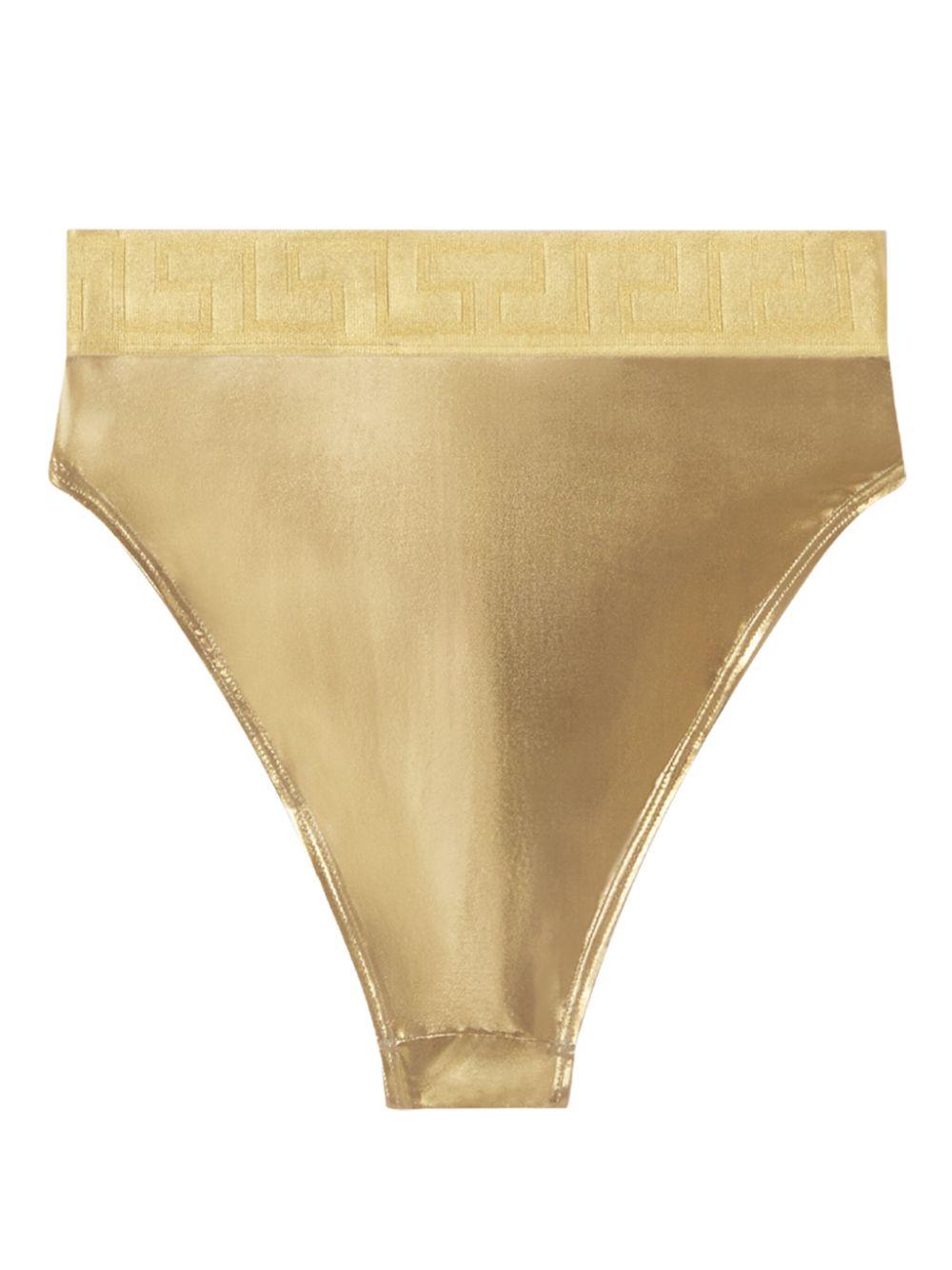 Greca Border metallic bikini bottoms Product Image