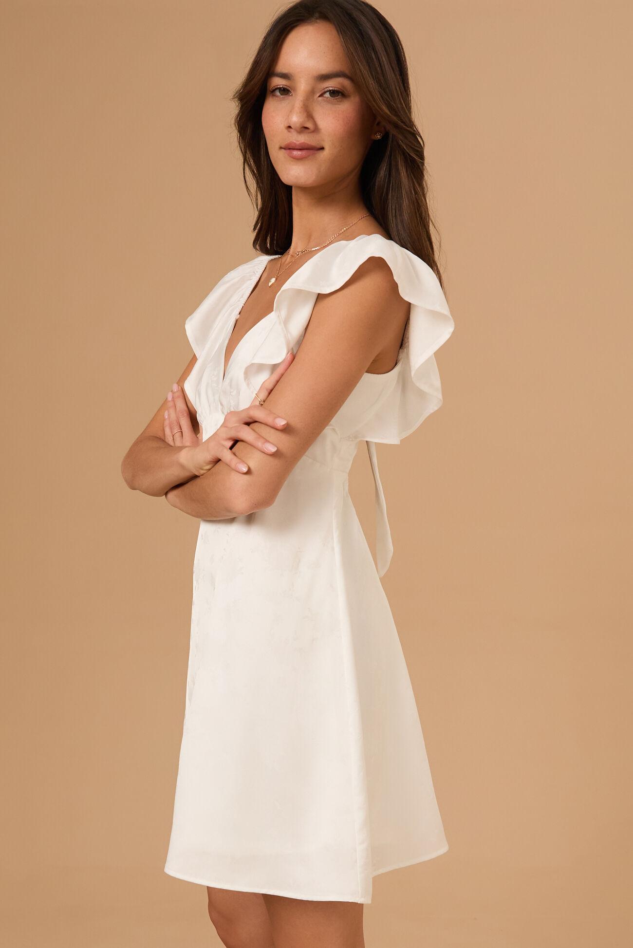 Leanne Satin Mini Dress Product Image