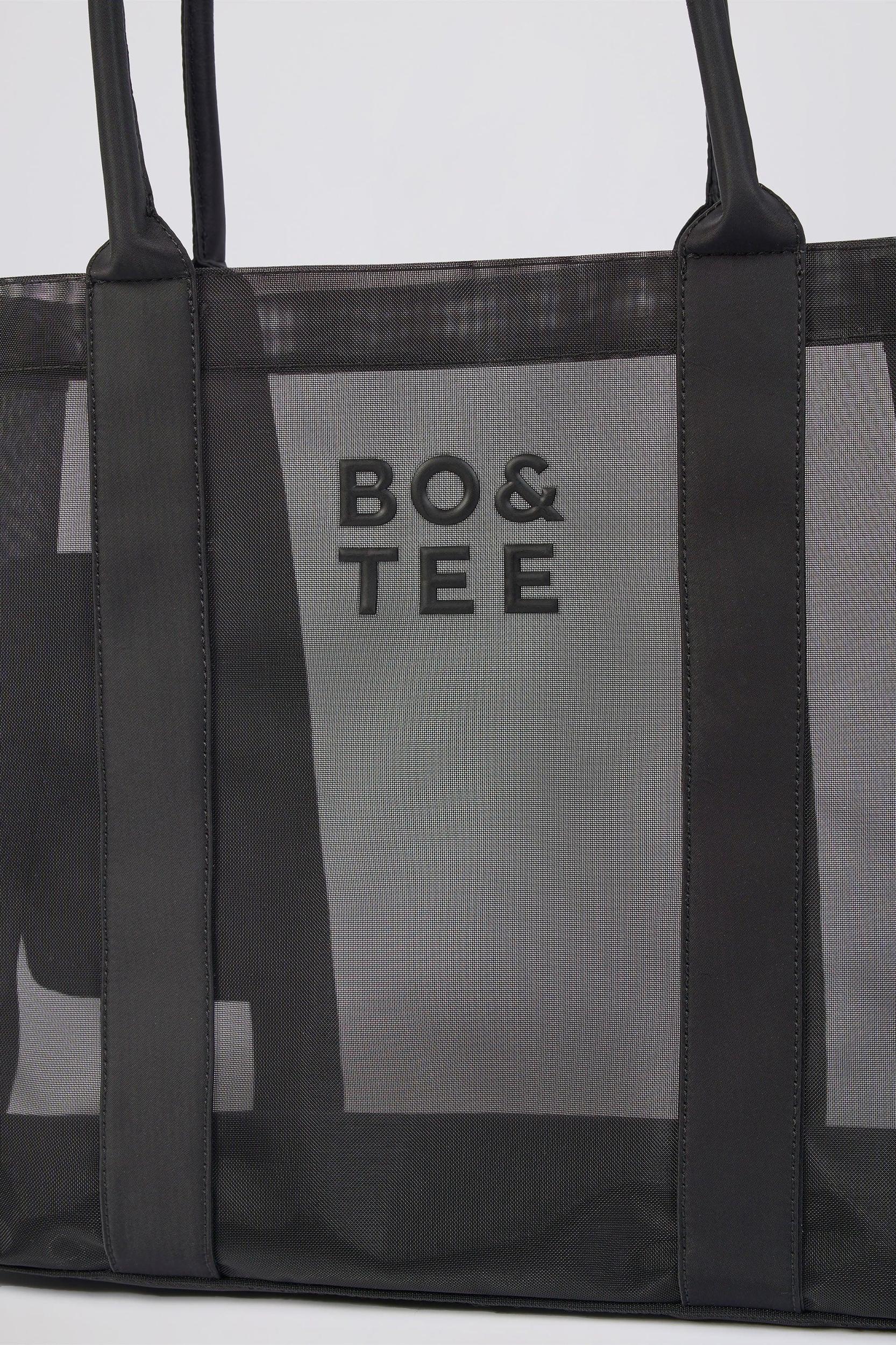 Mesh Tote Bag in Black Product Image