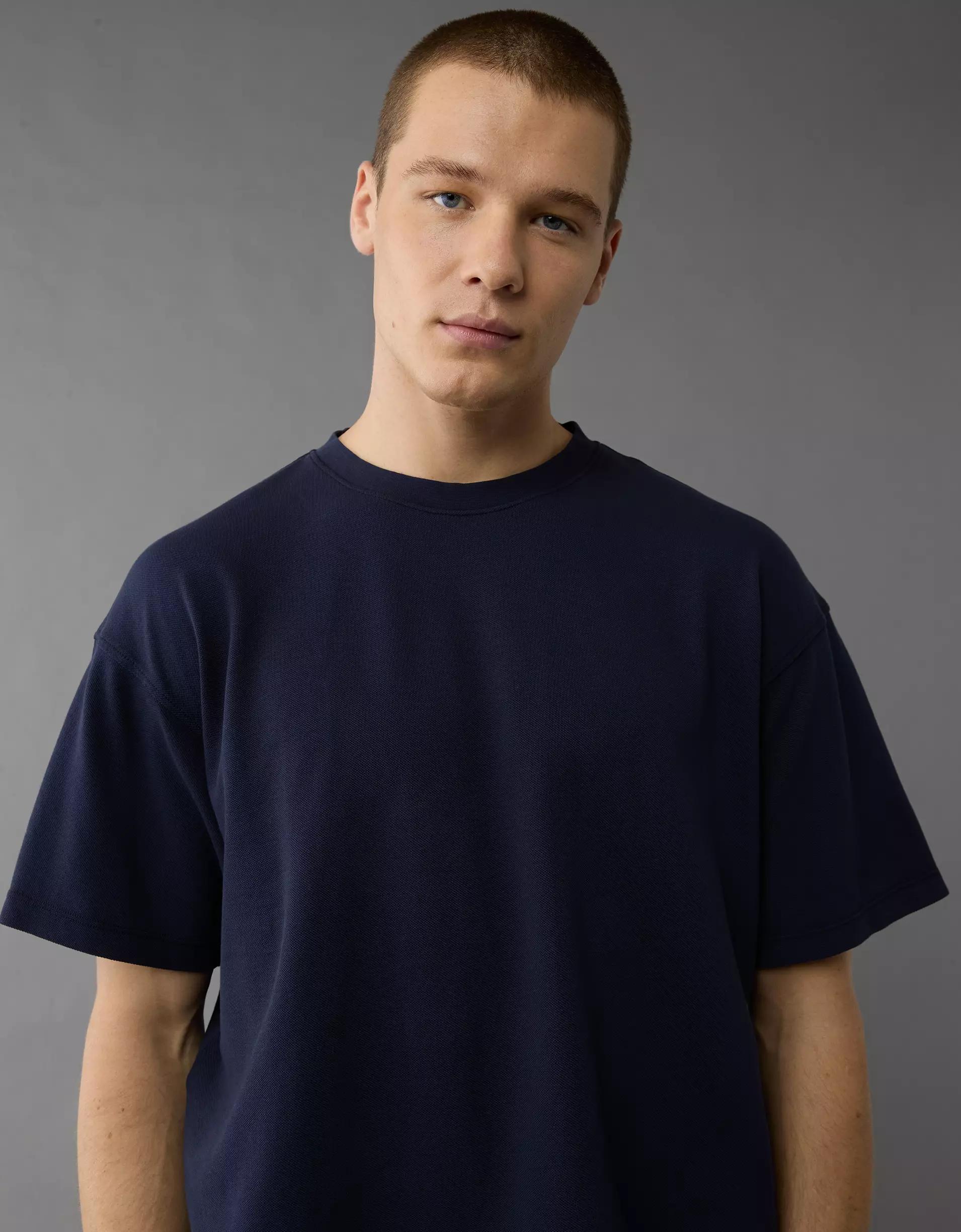 AE Boxy Pique T-Shirt Product Image