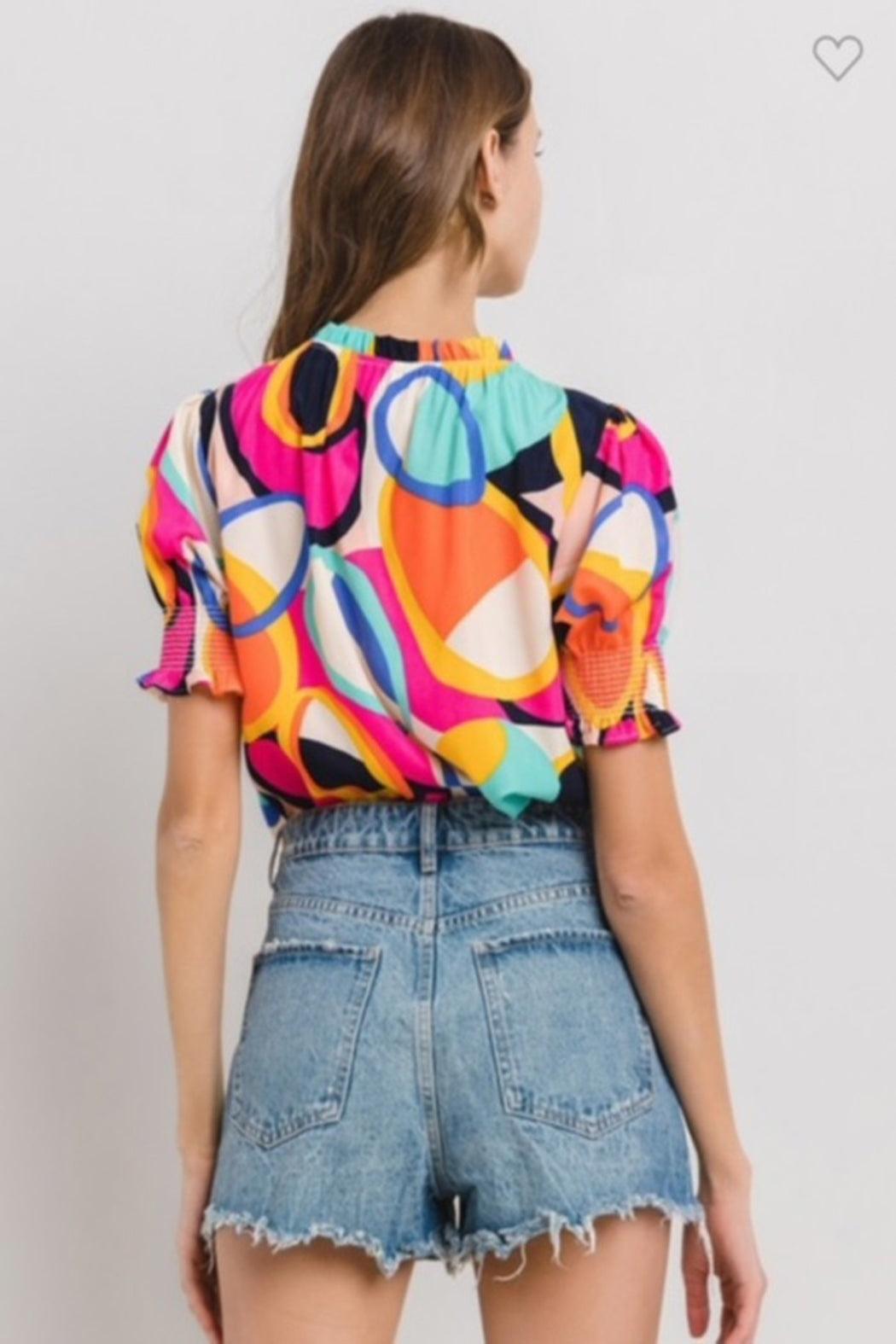 Multi Color Blouse Product Image
