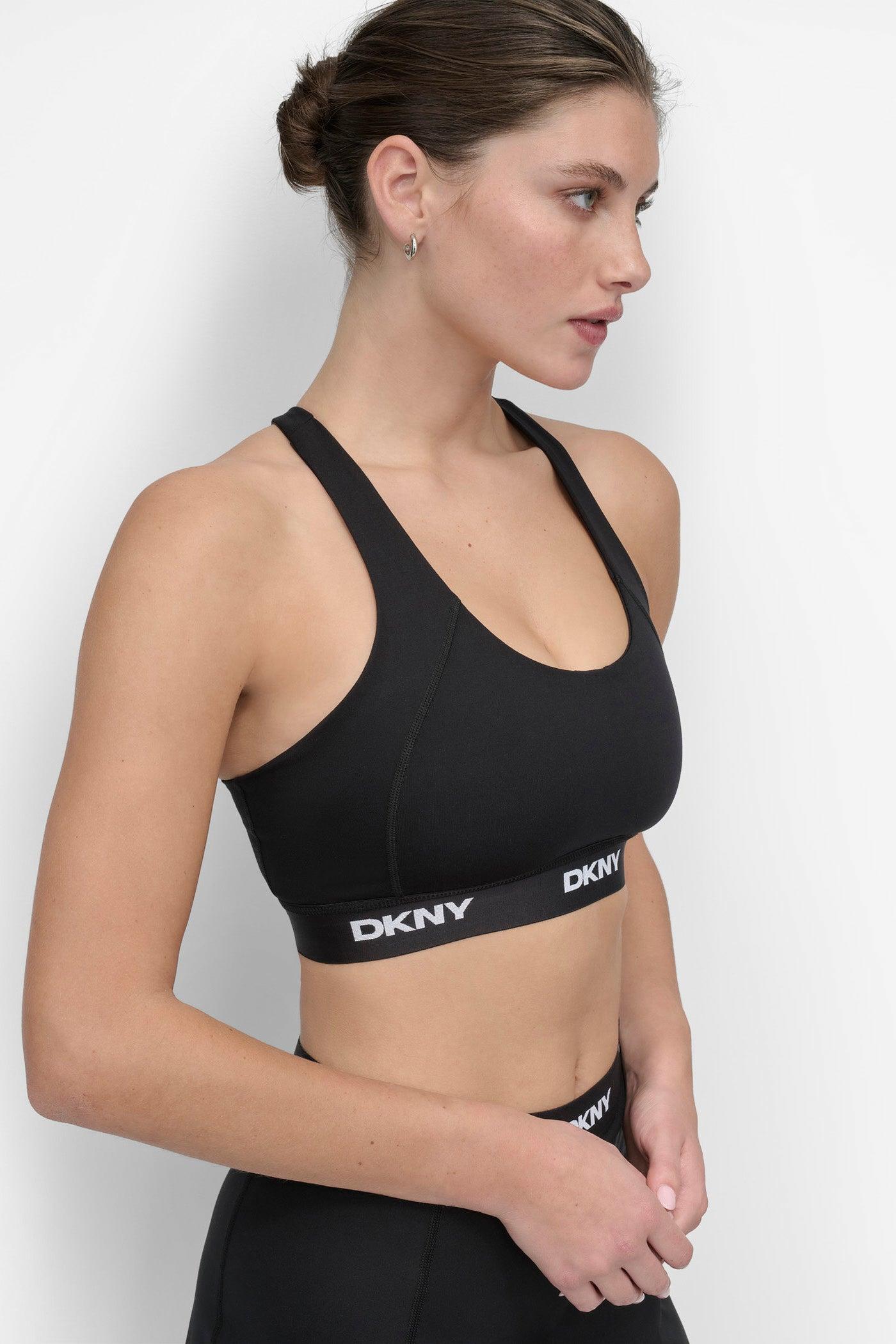 LOGO ELASTIC SCOOP NECK RACERBACK BRA Product Image