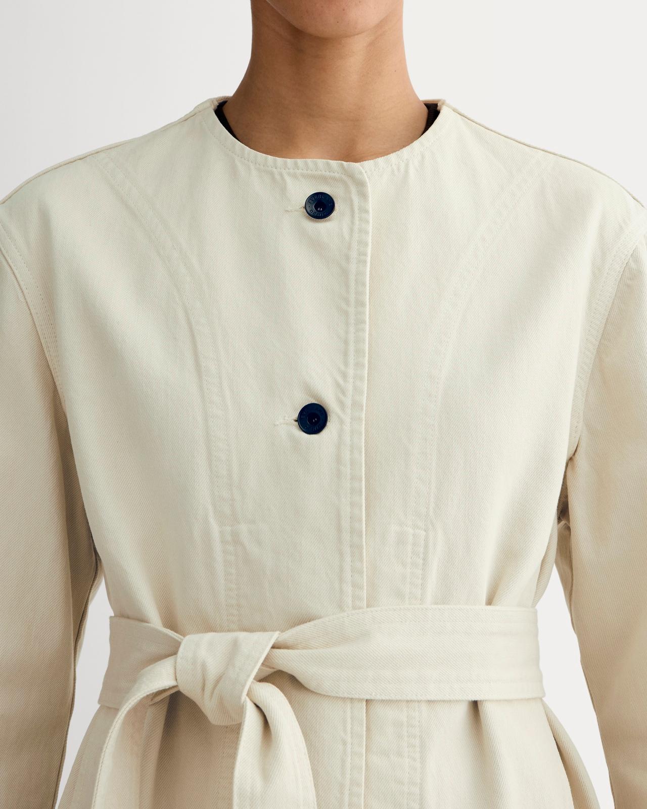 Womens Long Denim Barrel Jacket by Everlane Product Image