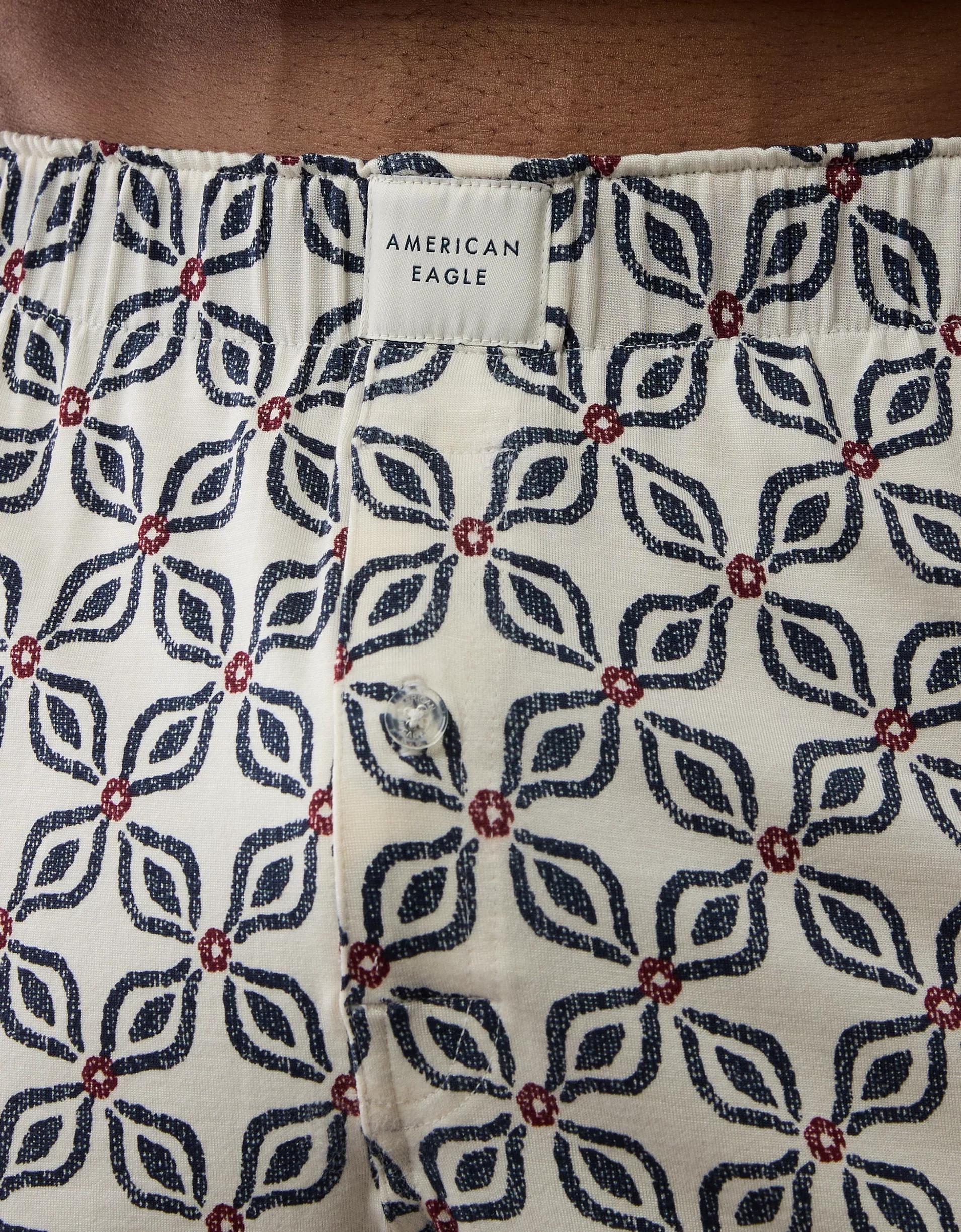 AEO Men's Printed Slim Knit Ultra Soft Boxer Short Product Image