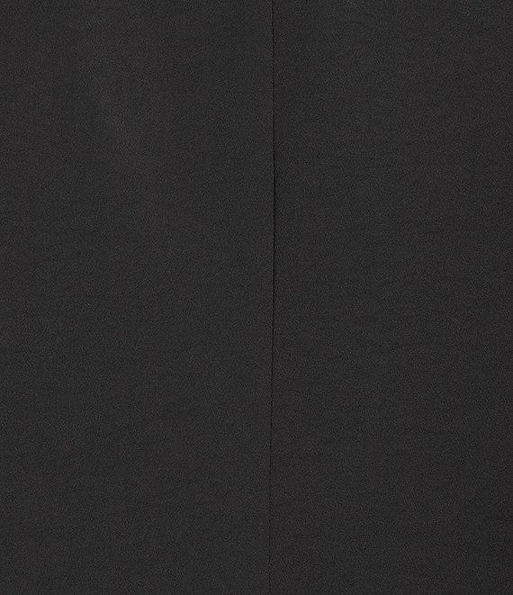 Skies Are Blue Plus Size Notch Lapel Shirred 3/4 Sleeve Open Front Coordinating Statement Blazer Product Image