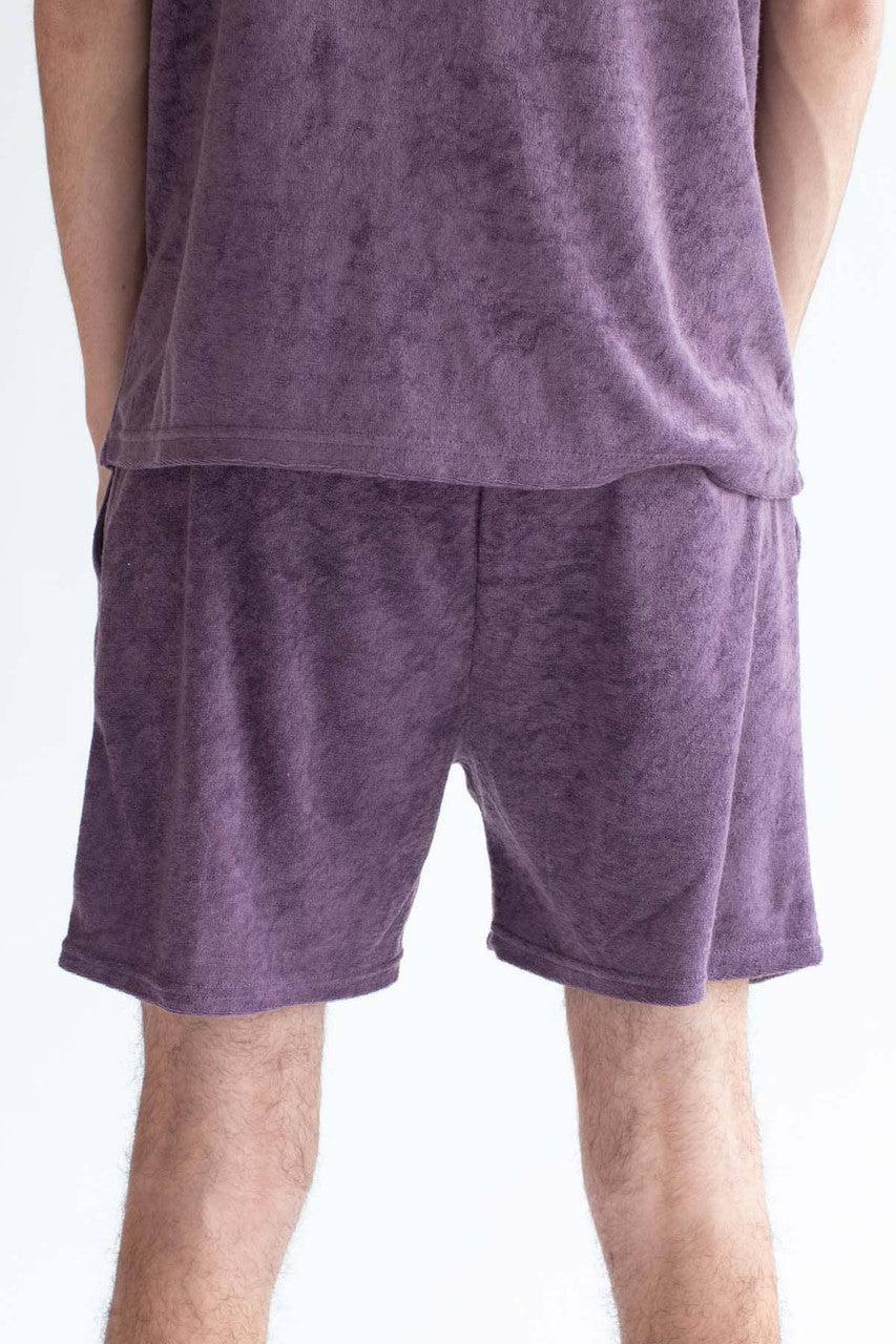 Plum Terry Shorts Product Image