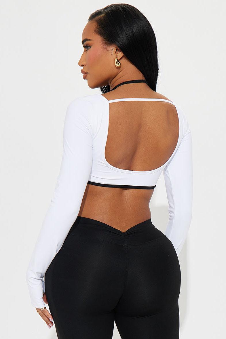 Tennis Club Twofer Active Top - White Product Image