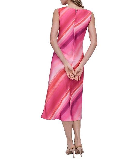 DKNY by Donna Karan Petite Size Printed Slip Dress Product Image