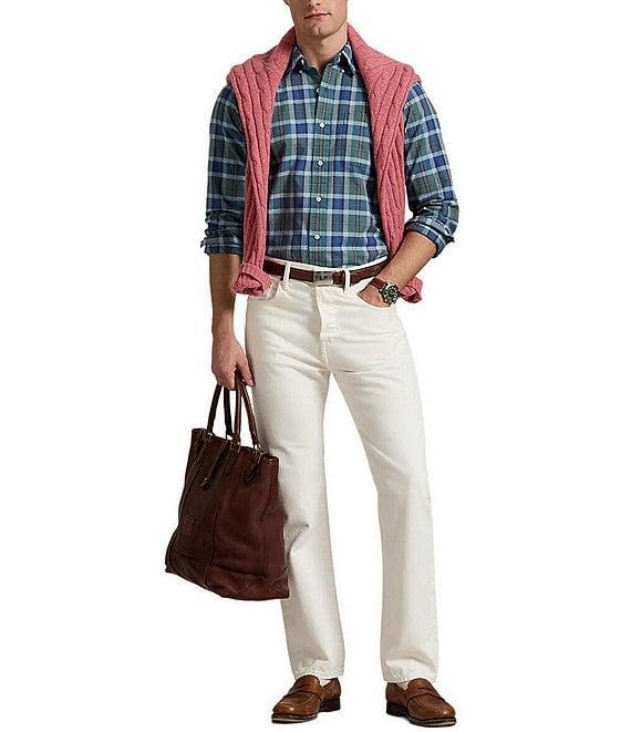 Polo Ralph Lauren Classic Fit Multi Plaid Oxford Long Sleeve Woven Shirt Product Image
