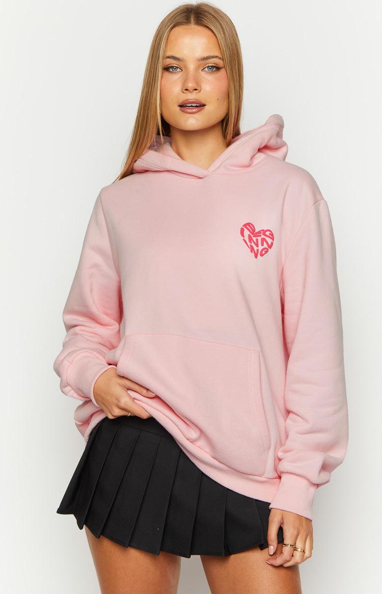 Beginning Pink Lovey Bubble Hoodie Baby Product Image