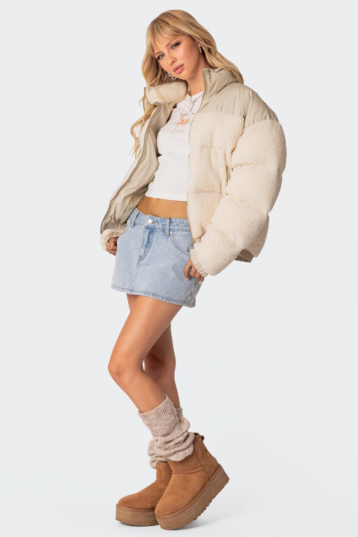 Oversized Sherpa Puffer Product Image