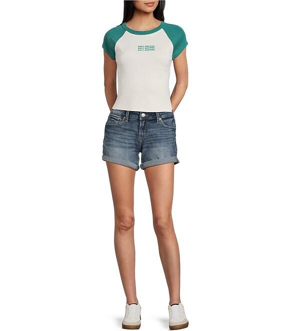 Billabong Beach Club Babe Color Block Raglan Sleeve T-Shirt Product Image