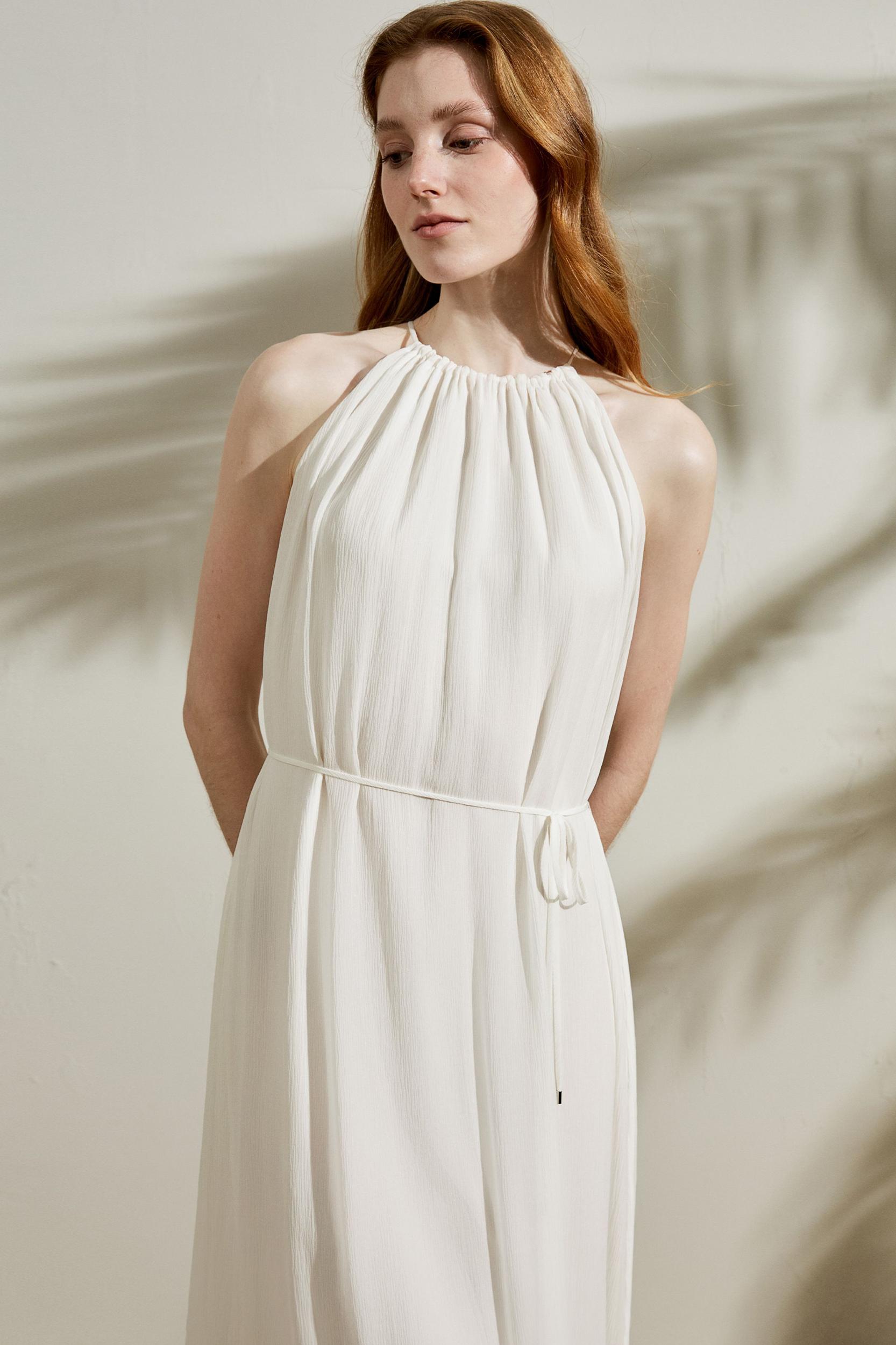 Double-layer Silk Georgette Dress Product Image