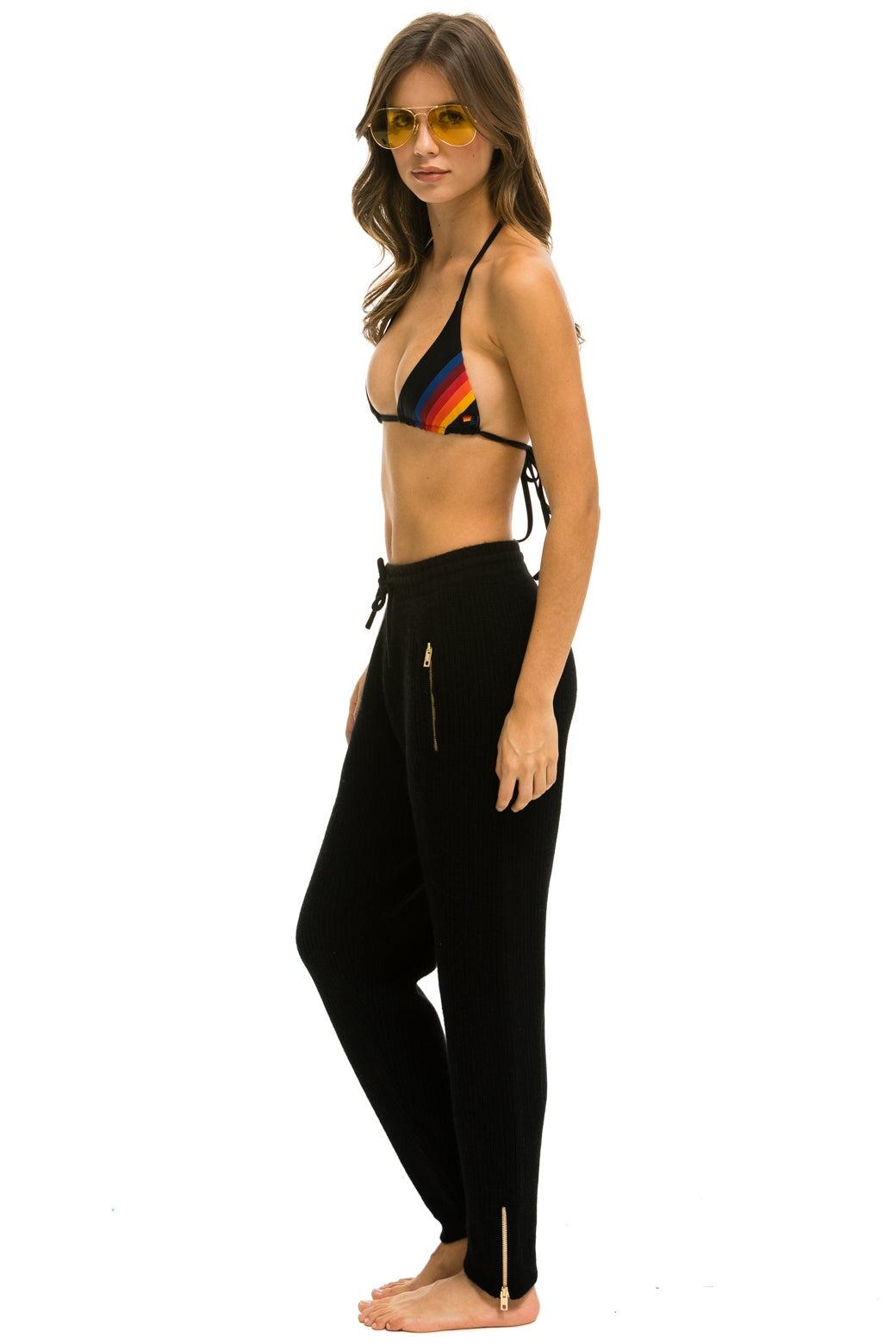 VINTAGE CABIN CASHMERE SWEATER PANT	- BLACK Product Image