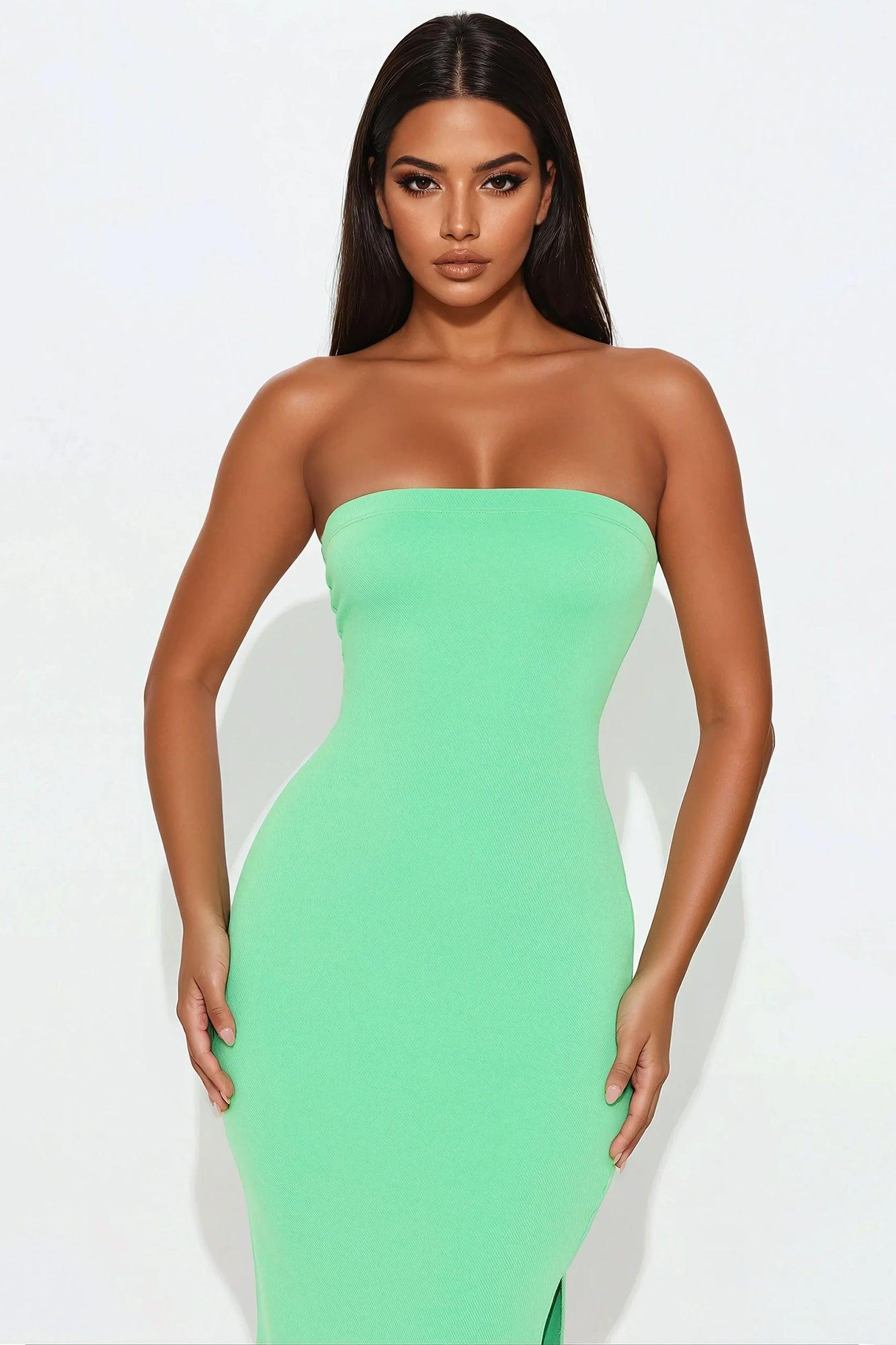 Janet Midi Dress - Kelly Green Product Image