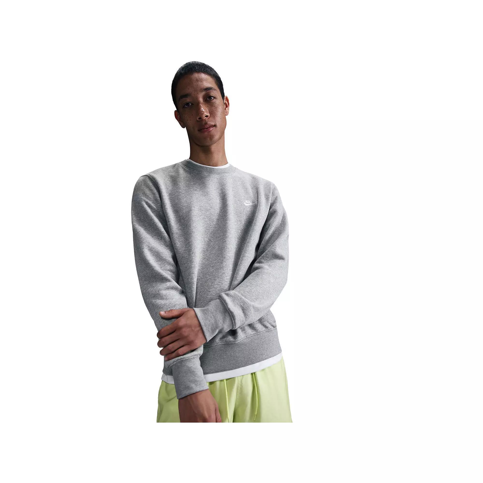 Big & Tall Nike Club Fleece Crewneck Sweatshirt, Men's,  Product Image
