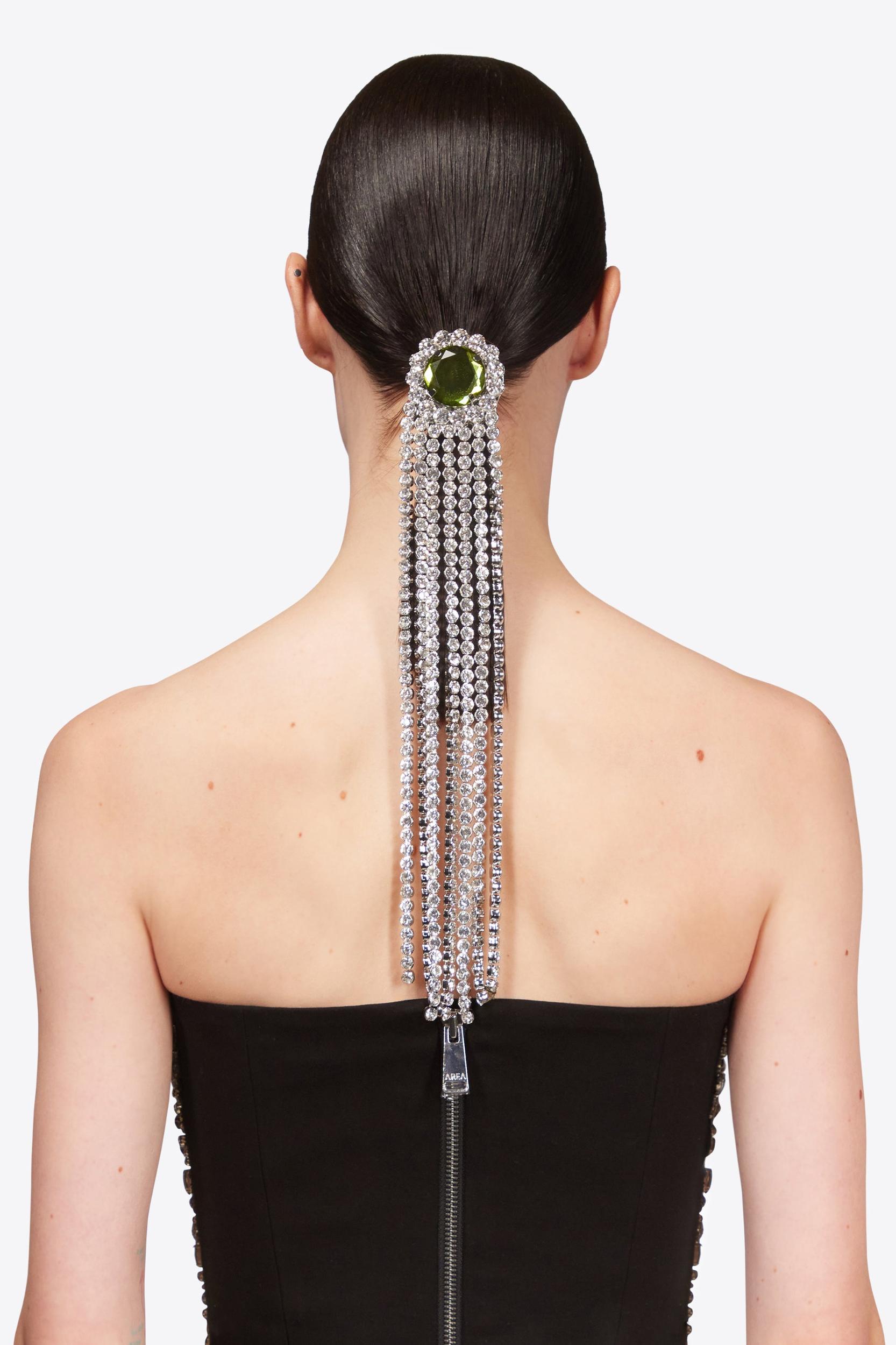 Crystal Gemstone Chandelier Ponytail Holder Product Image