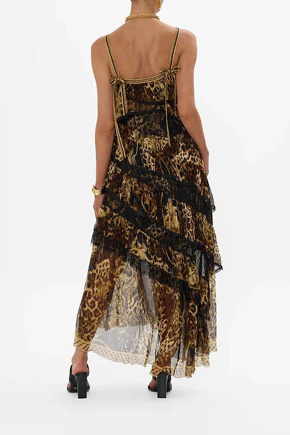 CAMILLA Asymmetric Spliced Lace Dress -SALE Product Image