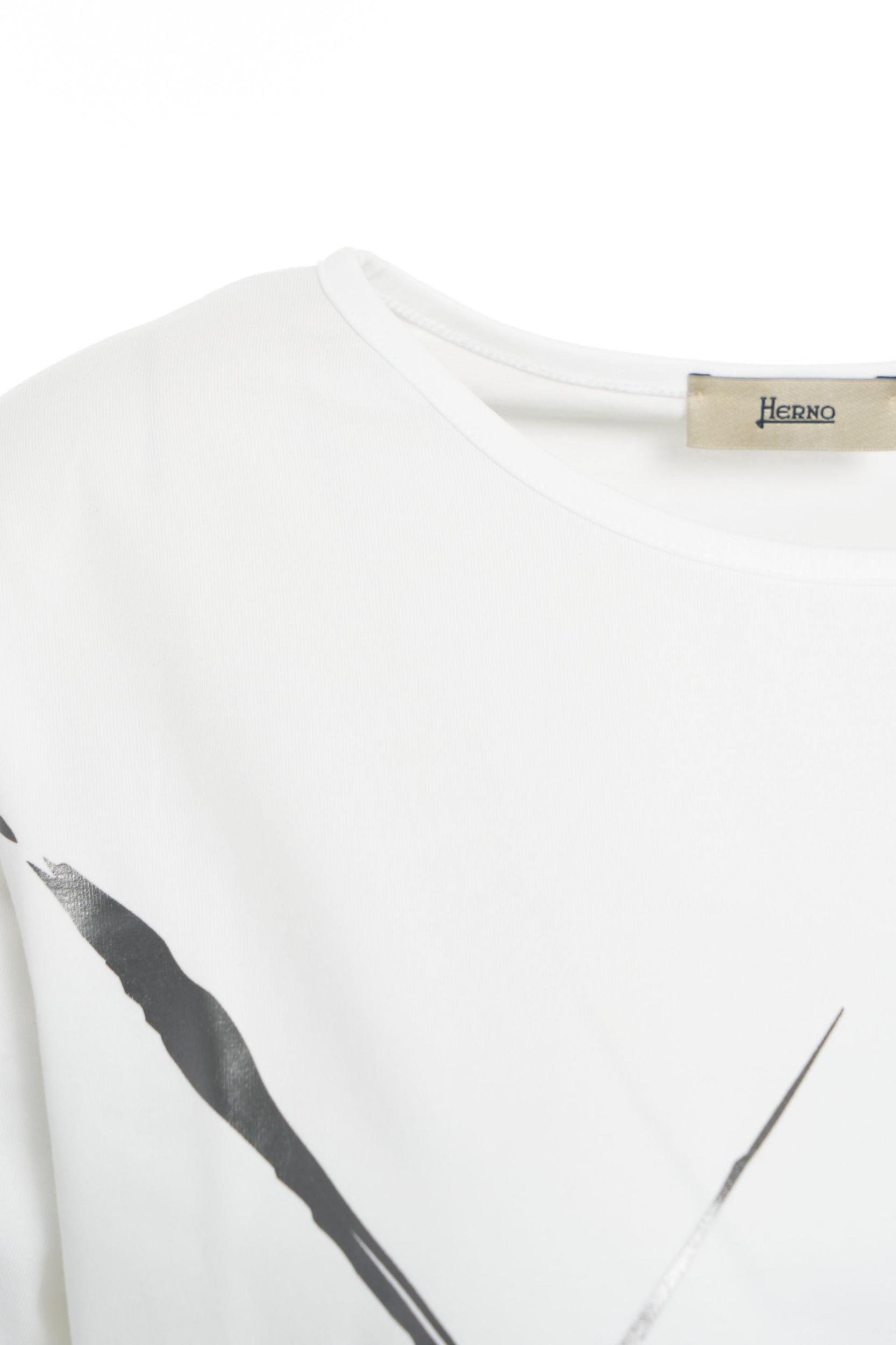 T-shirt with metallic print Product Image