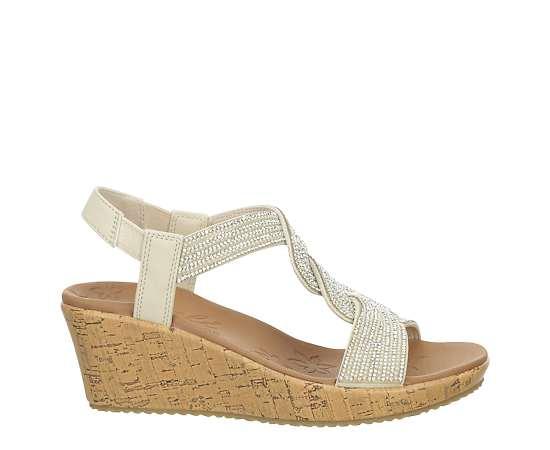 Skechers Womens Beverlee Wedge Sandal Product Image