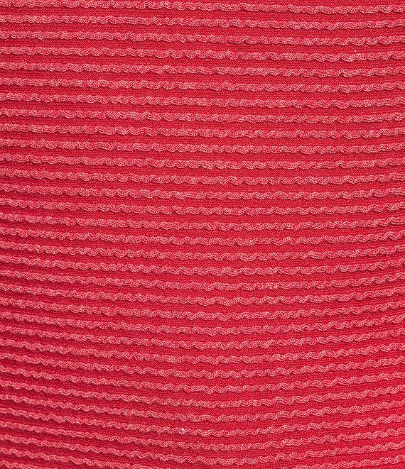 Moa Moa Crewneck Ruffle Short Sleeve Top Product Image