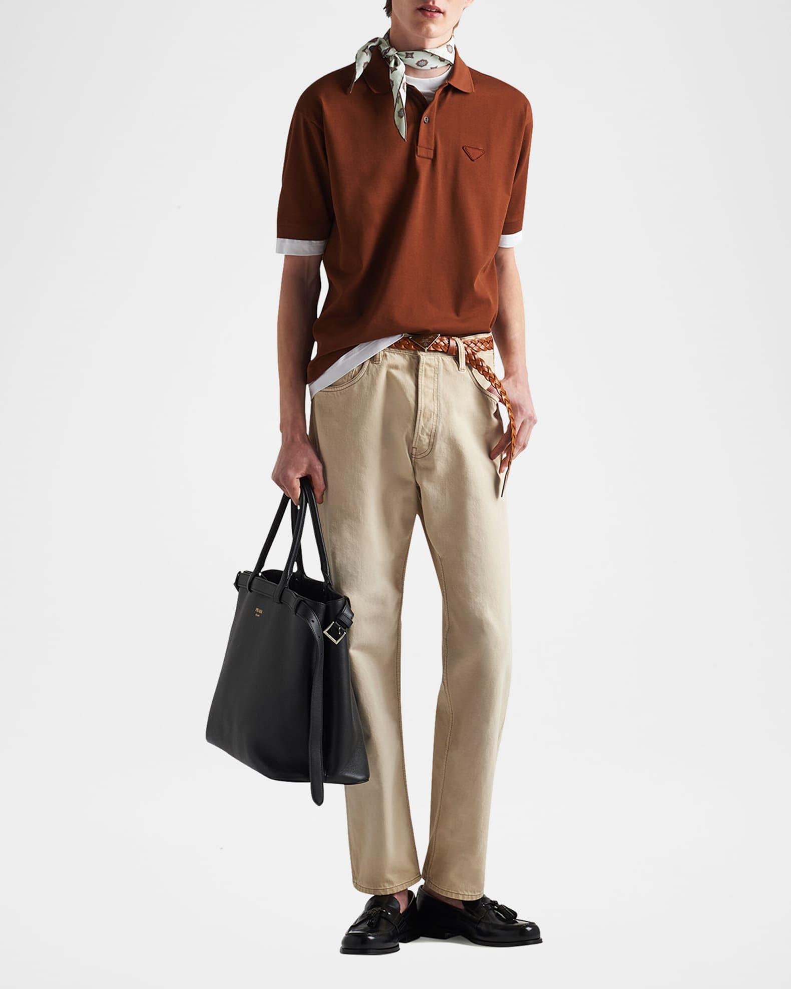 Men's Double-Layer Polo Shirt Product Image