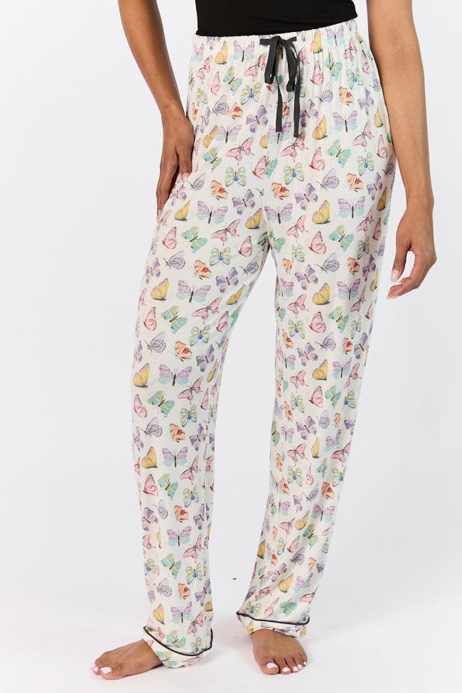 Good To Get Away Butterfly Pajama Pants FINAL SALE Product Image
