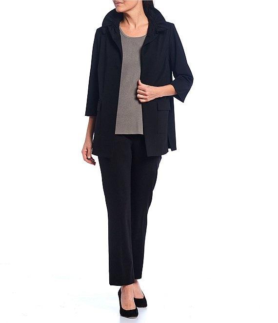 MISOOK Ponte Knit Slim Leg Pants Product Image