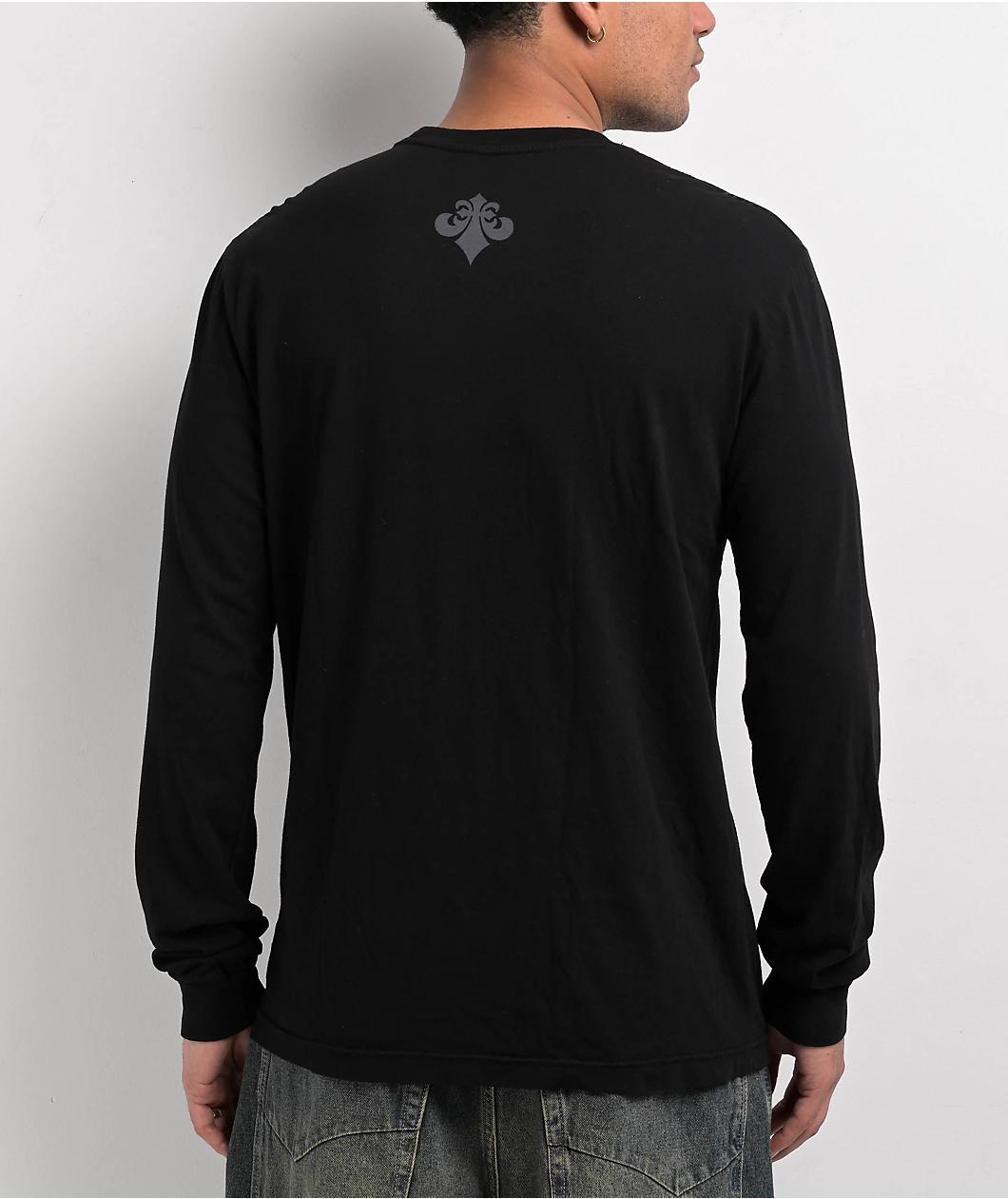 Affliction Ice Blade Black Long Sleeve T-Shirt Product Image