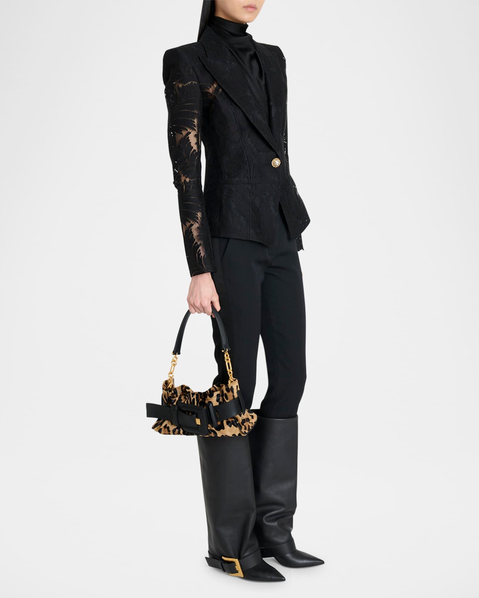 Anthem Mini Leopard Shoulder Bag in Calf Hair Product Image