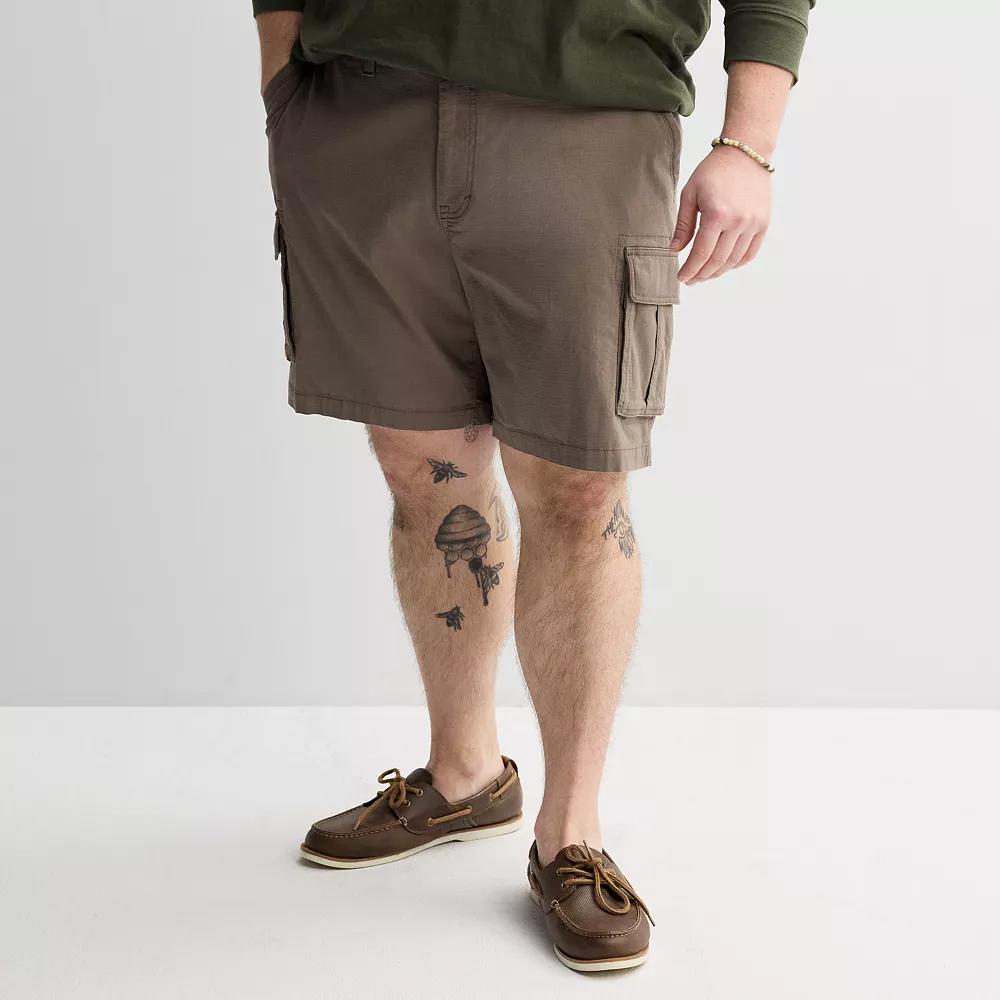 Big & Tall Sonoma Goods For Life® Flexwear Everyday Cargo Shorts, Men's, Size: 50, Kagan Green Product Image