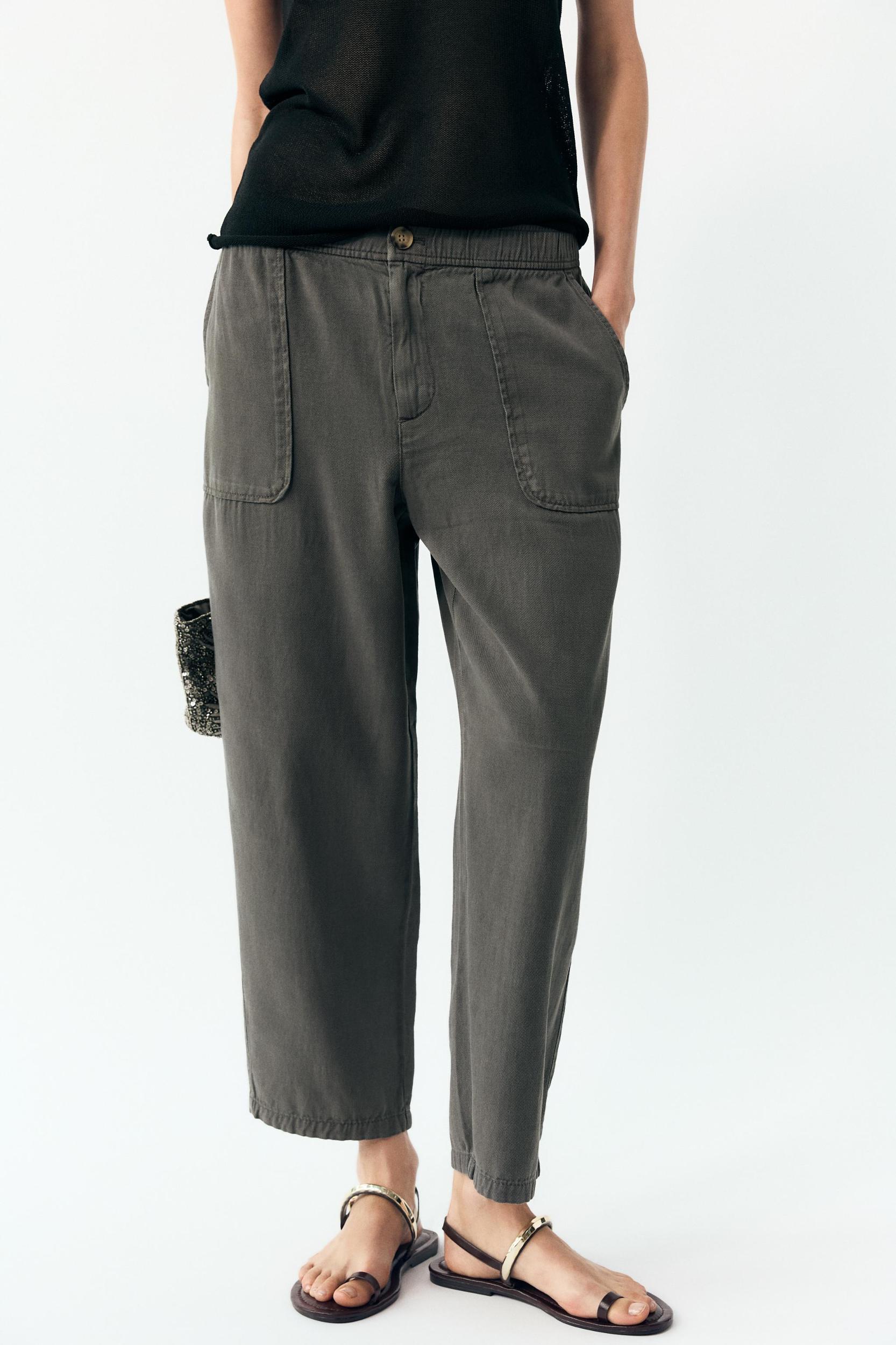 ELASTIC WAIST PANTS Product Image