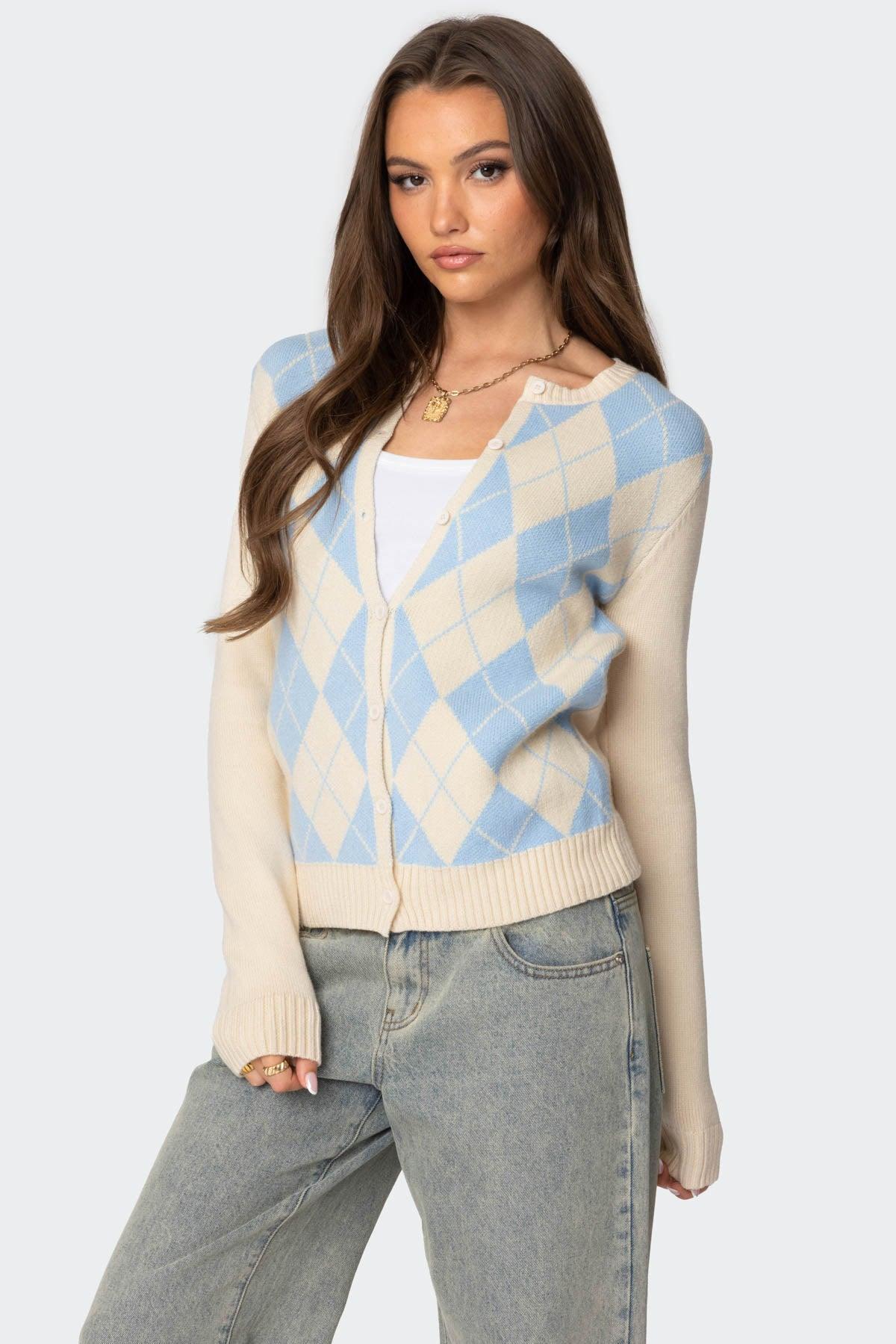 Maybelle Argyle Cardigan Product Image