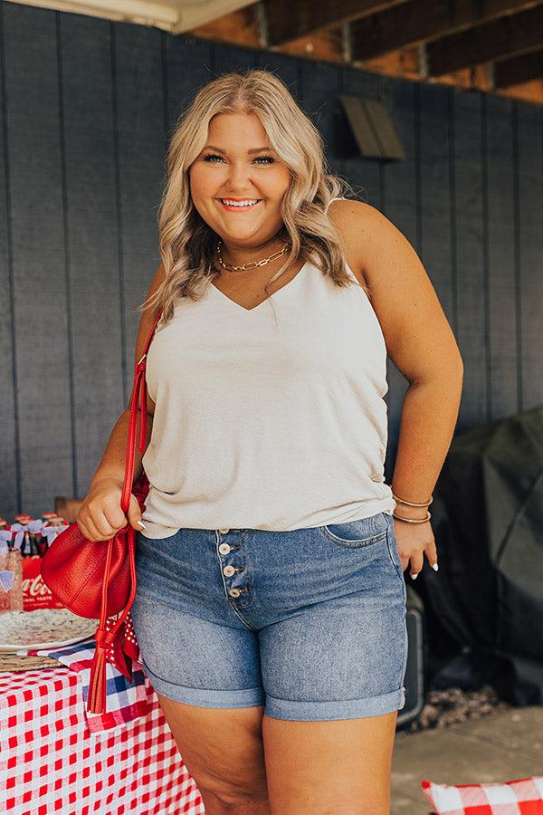 American Dream High Waist Shorts Curves Product Image