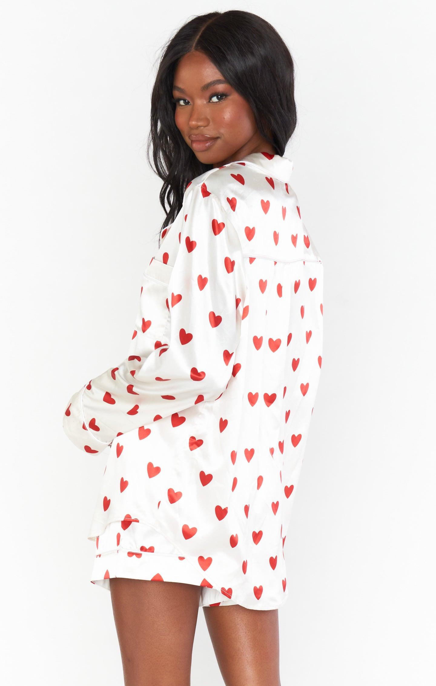 Favorite PJ Set ~ Queen of Hearts Silky Product Image