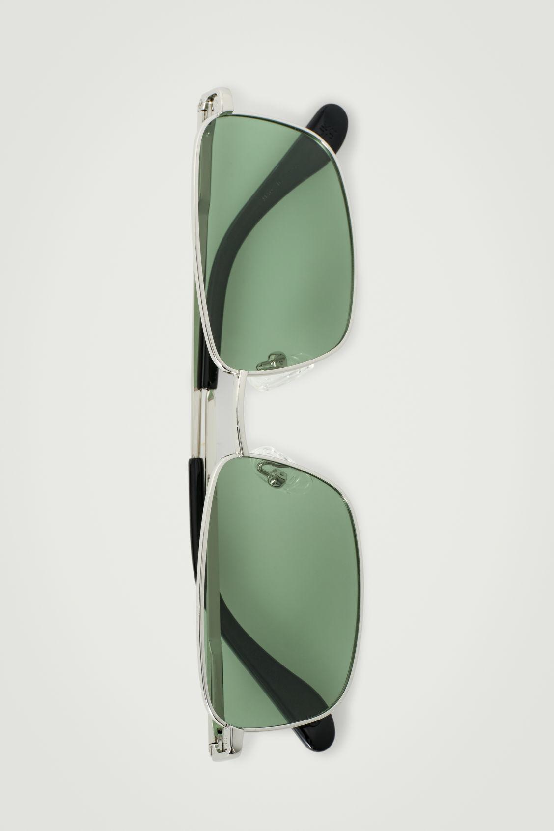 RECTANGLE WIRE-FRAME SUNGLASSES Product Image