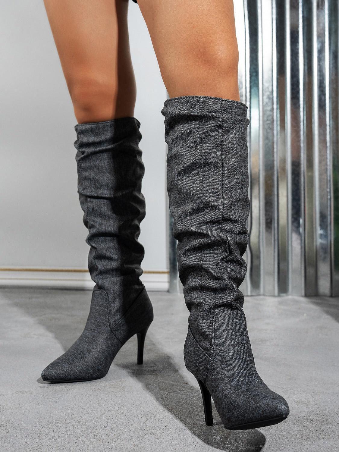 Point Toe Stiletto Boots Product Image
