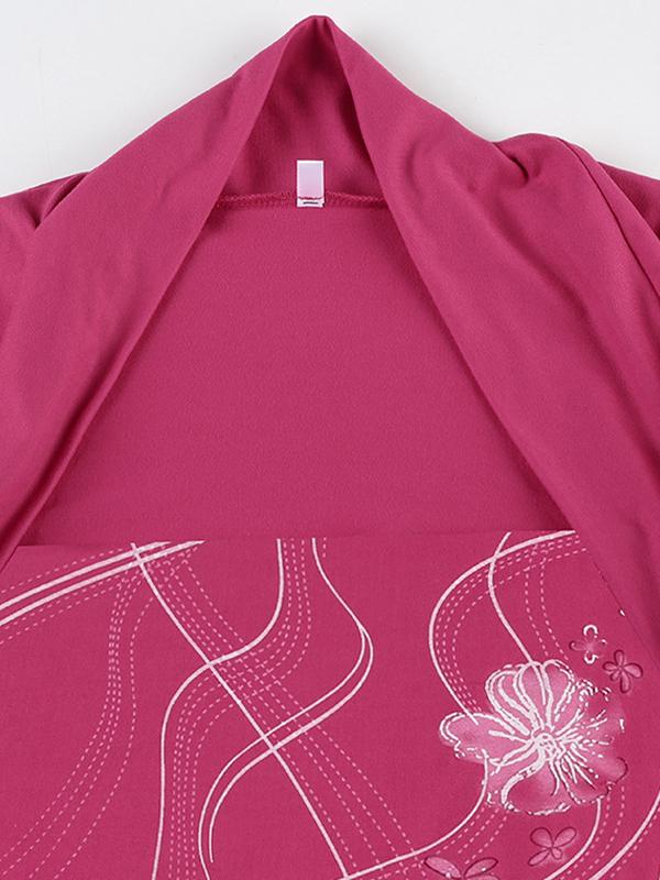 Floral Print Short Sleeve Tee Product Image