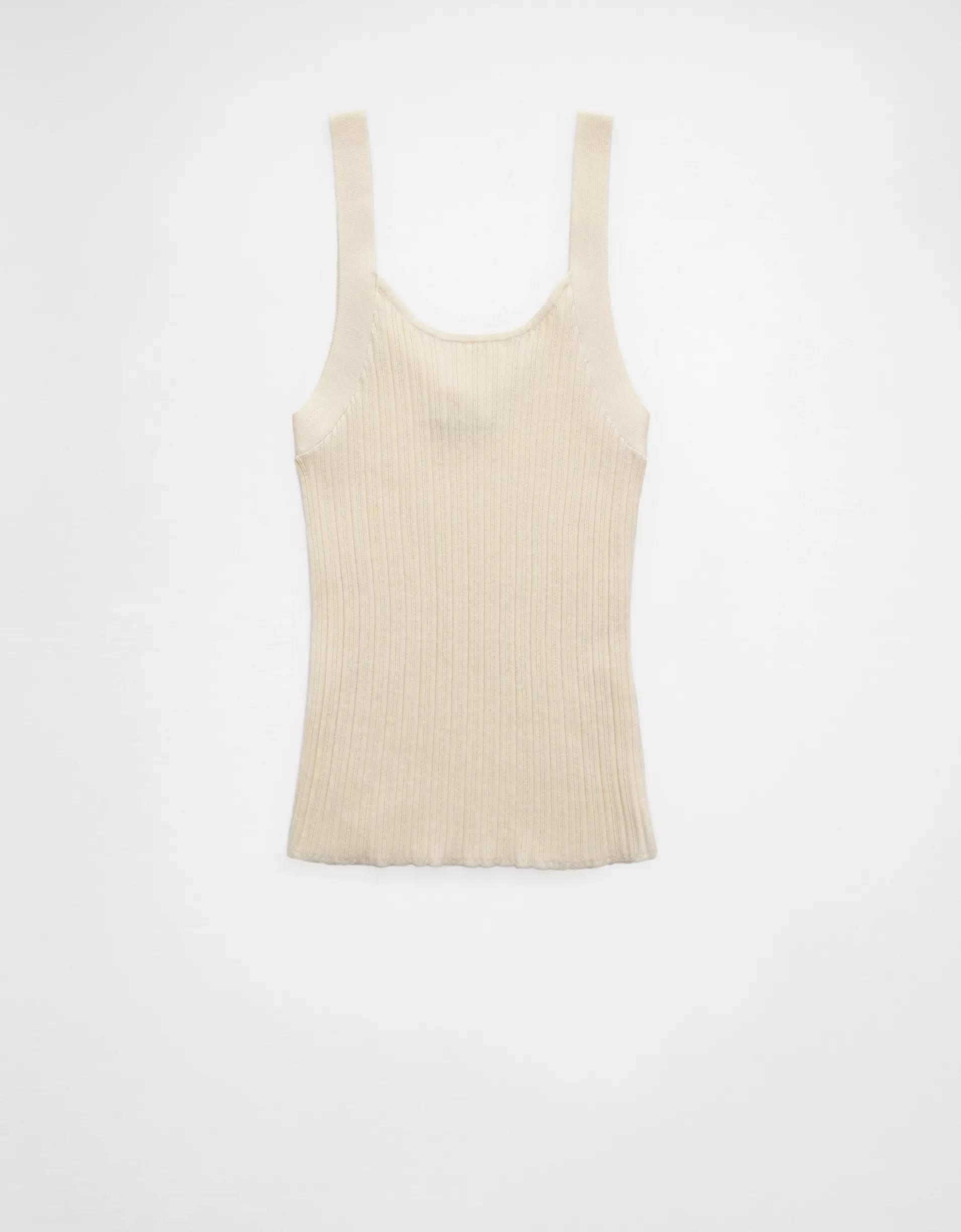 AE Scoop Neck Sweater Tank Top Product Image