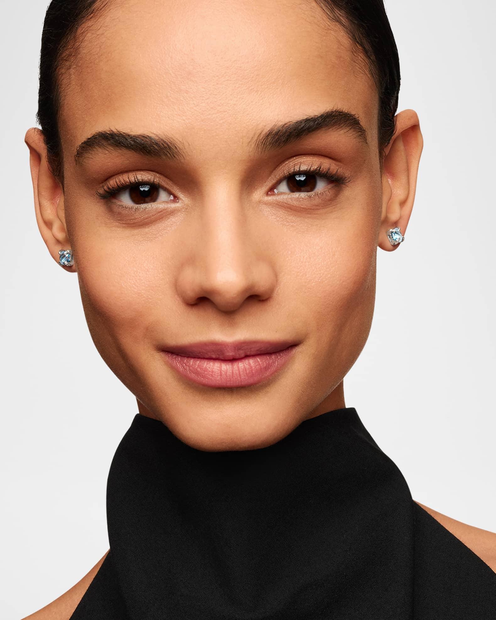 Womens Chatelaine Stud Earrings in Sterling Silver Product Image