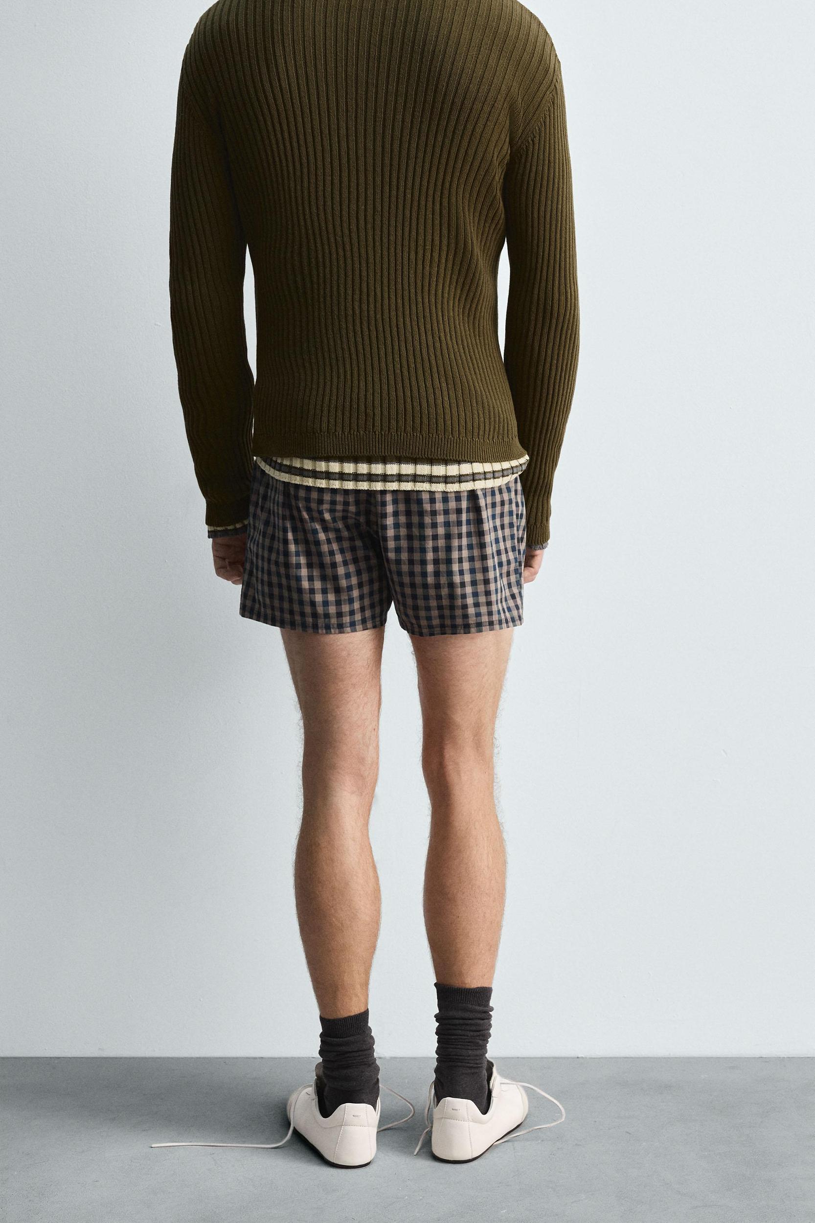 LIMITED EDITION CHECKERED POPLIN BOXERS Product Image