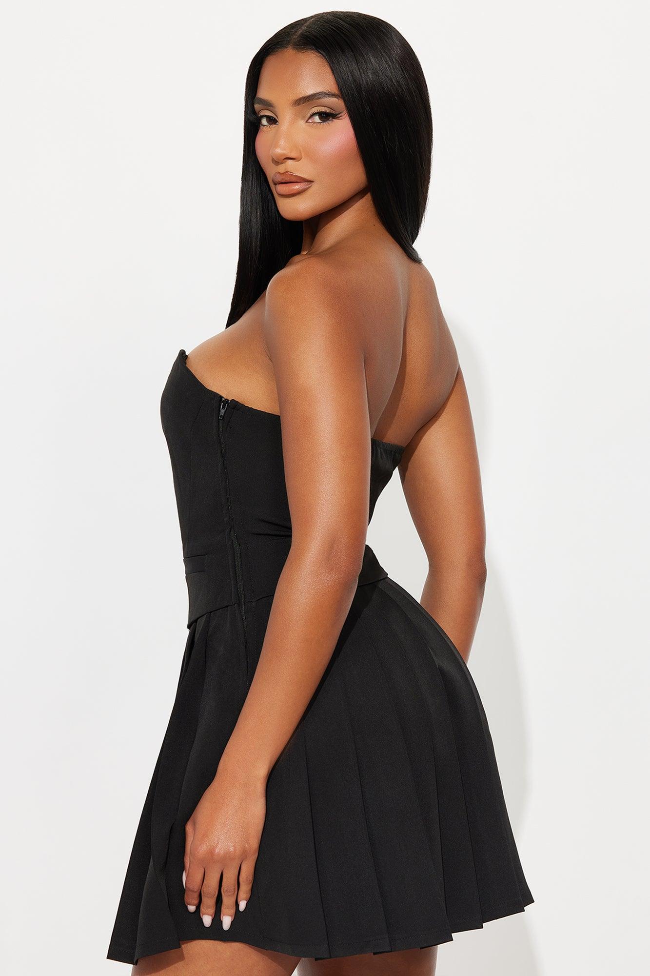 High Standards Strapless Mini Dress - Black Female Product Image