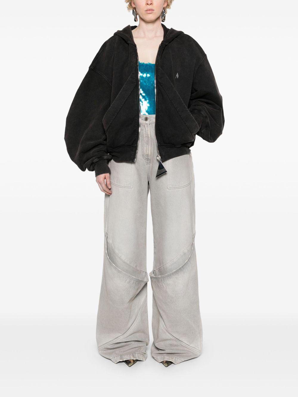 high-rise wide-leg jeans Product Image