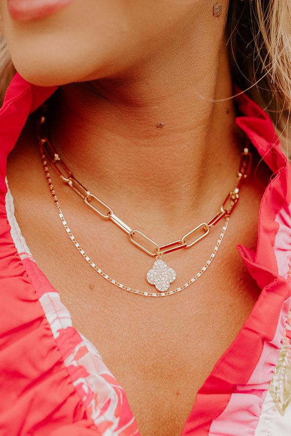 Sparkle In Your Eyes Layered Necklace Product Image