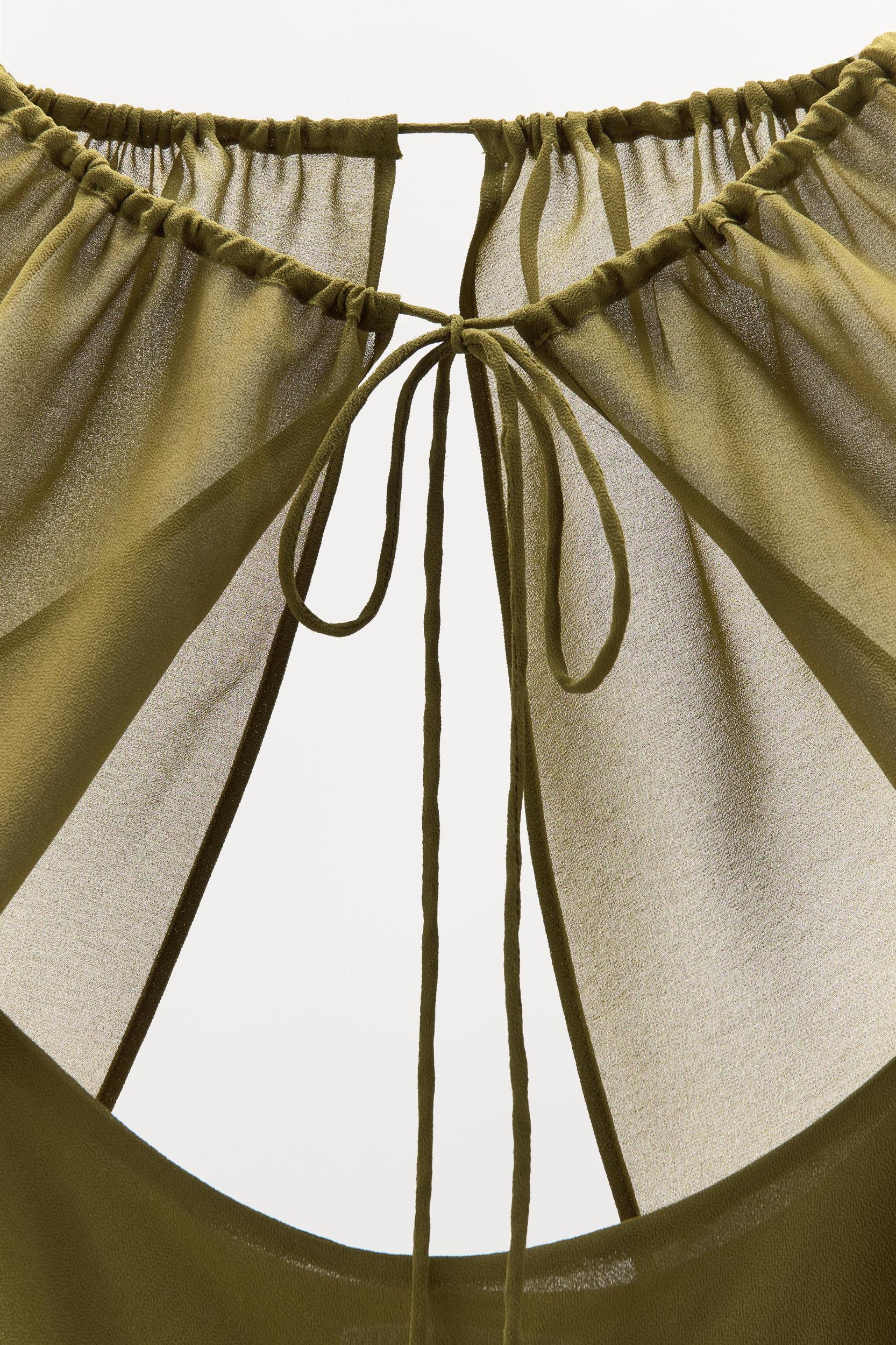 GEORGETTE CAPE DRESS Product Image