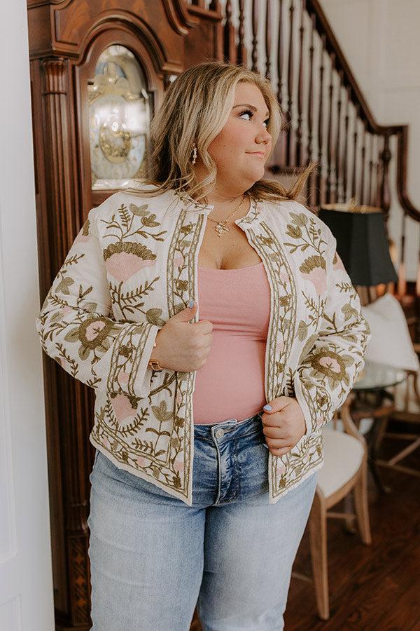 Strolling Down Haight-Ashbury Street Embroidered Jacket Product Image